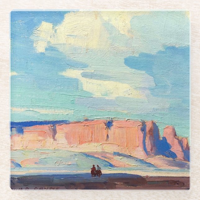 Arizona Clouds von Edgar Payne Glasuntersetzer (Vorderseite)