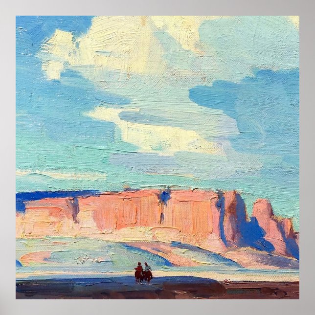 Arizona Clouds von Edgar Payne Poster (Vorne)