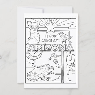 Arizona Color Me Collage Einladung