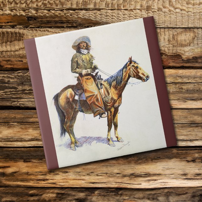 Arizona Cowboy Remington Tile Fliese (Von Creator hochgeladen)