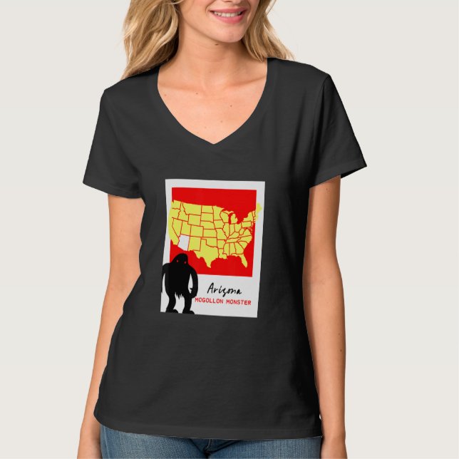 Arizona Cryptid-Zuhause des Mogollon-Monsters T-Shirt (Vorderseite)