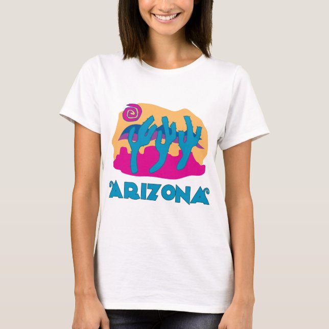 Arizona Desert Blue T-Shirt (Vorderseite)