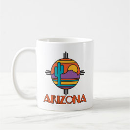 Arizona Desert Mandala Kaffeetasse