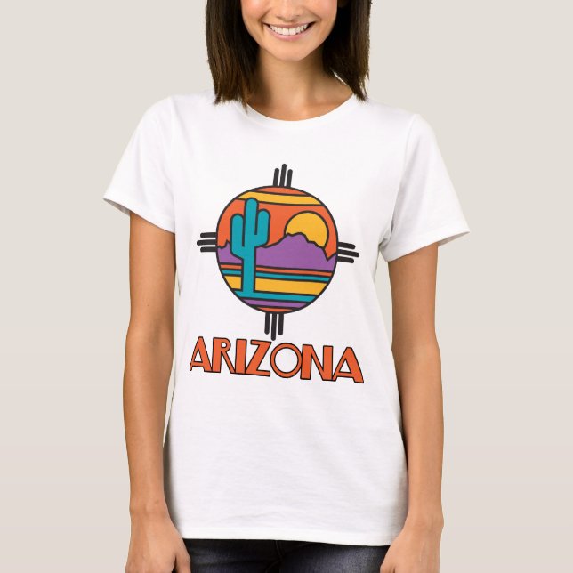 Arizona Desert Mandala T-Shirt (Vorderseite)