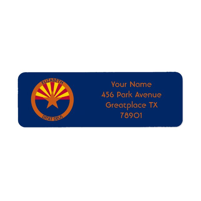 Arizona: Die Rückgabe der Personalisierten Flagge  (Vorne)
