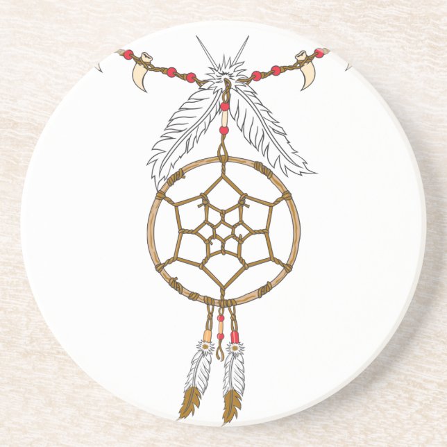 Arizona Dream Catcher Sandstone Untersetzer (Vorne)