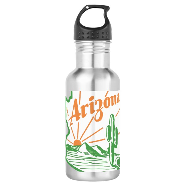 Arizona Edelstahlflasche (Vorderseite)