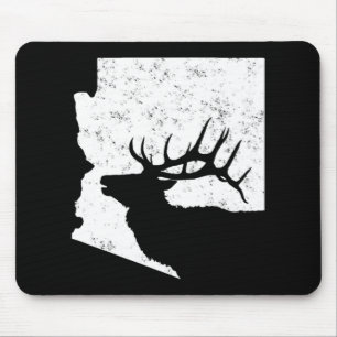 Arizona Elk Jagd Bull Elk AZ Staat Form Mousepad