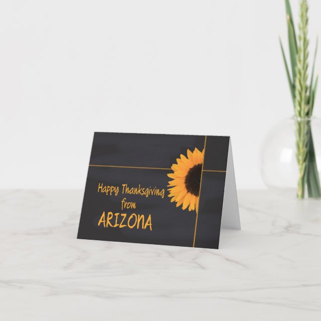 Arizona Erntedank Card Feiertagskarte (Vorderseite)