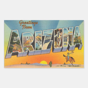 Arizona, Feuille de 4 autocollants Arizona