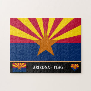 Arizona Flag & Arizona Staat USA/Amerika