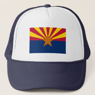 Arizona Flag & Arizona Staat USA Fashion/Sport Fan Truckerkappe