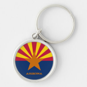 Arizona Flag & Arizona Staat USA Reise-/Sportfans Schlüsselanhänger
