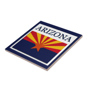 Arizona Flag Design Tile Fliese