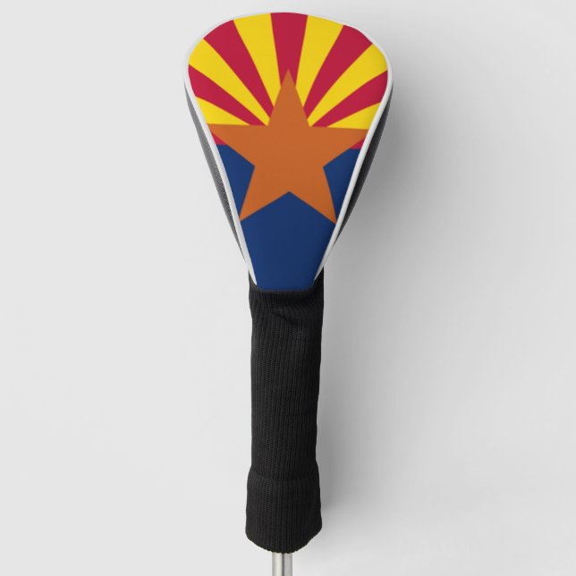 Arizona Flag Golf Head Cover Golf Headcover (Vorderseite)
