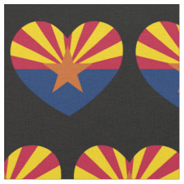 Arizona Flag Herz-Patriotische Staat Banner Stoff