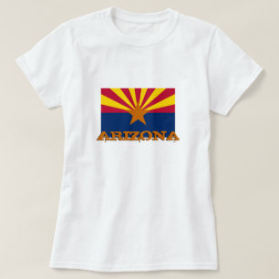 Arizona Flag T-Shirt, Patriots USA, Liebe Arizona T-Shirt