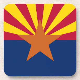 Arizona-Flagge, American The Copper State Getränkeuntersetzer