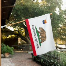 Arizona - Flagge des kalifornischen Flüchtlingshau