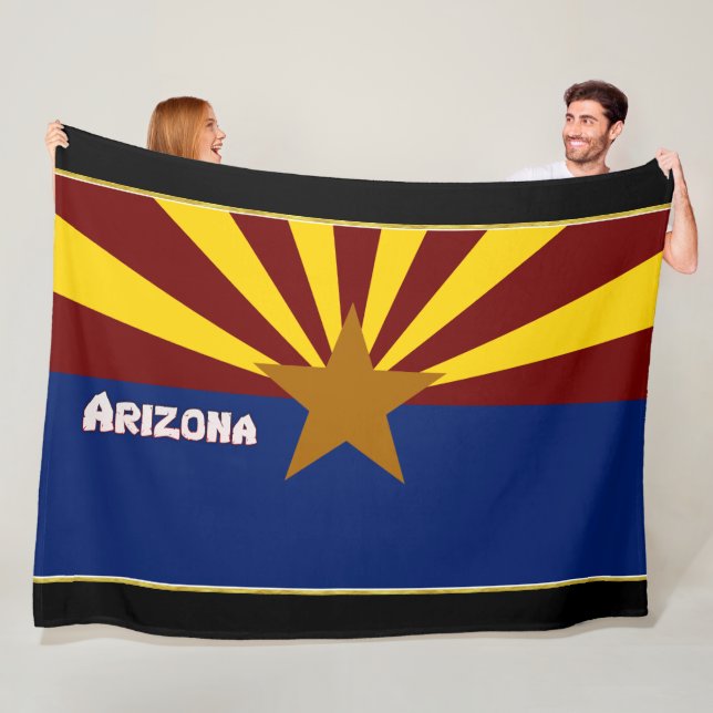Arizona-Flagge Fleecedecke (Beispiel)