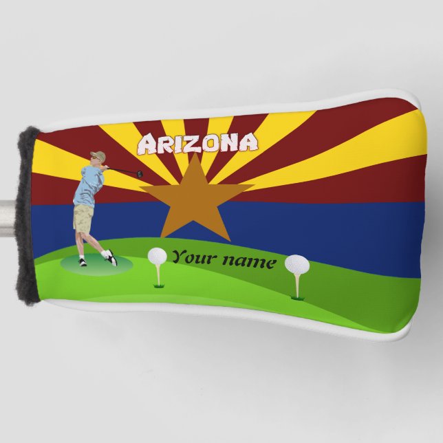Arizona-Flagge Golf Headcover (Vorderseite)