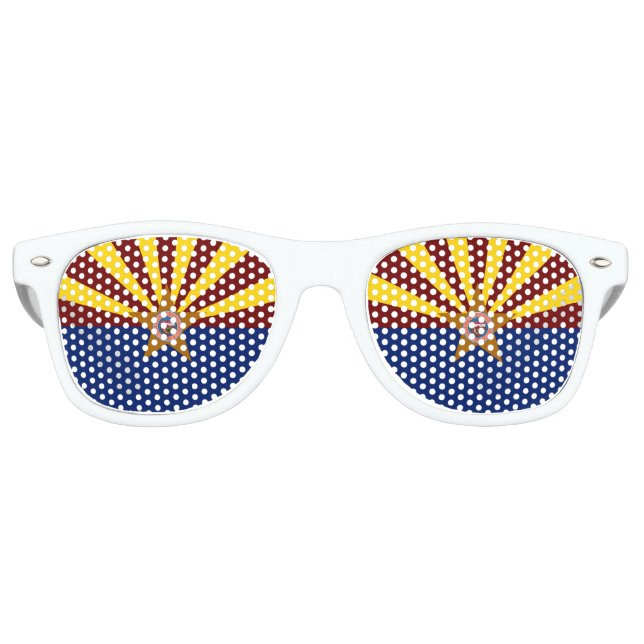 Arizona-Flagge Partybrille (Vorderseite)