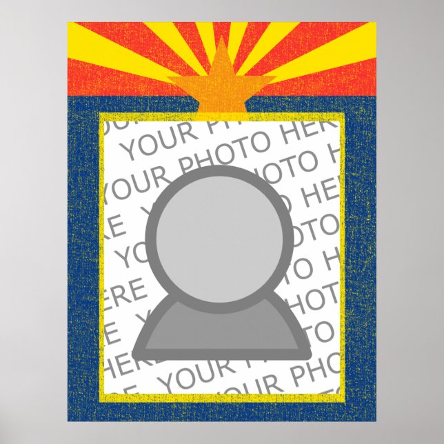 Arizona-Flagge Poster (Vorne)