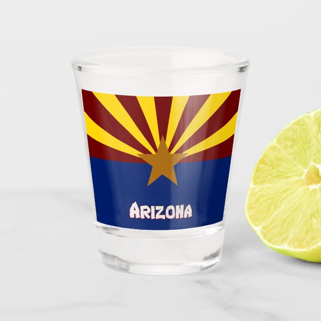 Arizona-Flagge Schnapsglas (Vorderseite)
