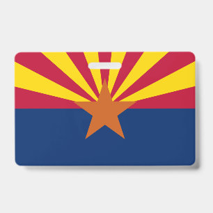 Arizona-Flagge: Sternensonne, der Kupferstaat Ausweis