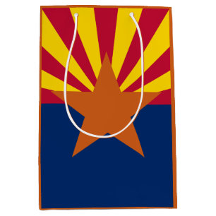 Arizona-Flagge: Sternensonne, Der Kupferstaat Mittlere Geschenktüte