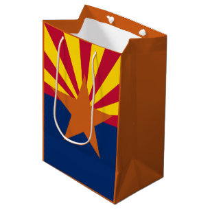 Arizona-Flagge: Sternensonne, Der Kupferstaat Mittlere Geschenktüte