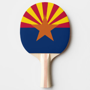 Arizona-Flagge: Sternensonne, Der Kupferstaat Tischtennis Schläger
