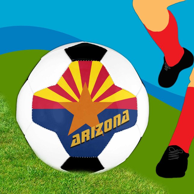 Arizona Football & Arizona Flag / USA Sport Fußball (Von Creator hochgeladen)