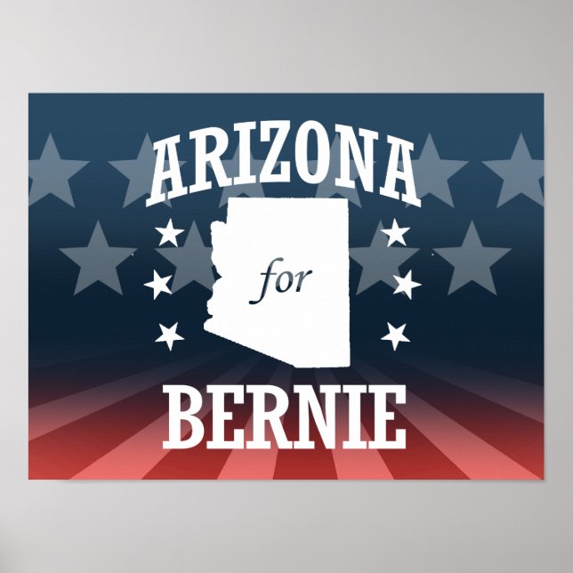 ARIZONA FÜR BERNIE SANDERS POSTER (Vorne)