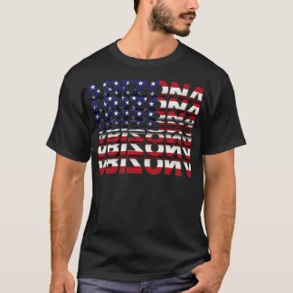 Arizona-Gedreht Texteffekt T-Shirt