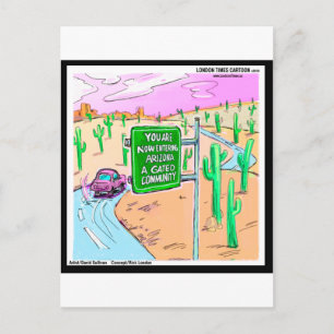 Arizona: Geschenke und T-Shirts für eine abgeschot Postkarte