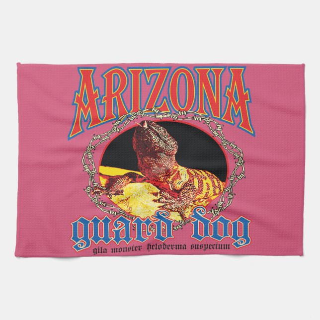 Arizona Gila Monster Handtuch (Horizontal)
