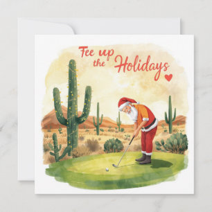 Arizona Golf Weihnachten Santa Golfer Golfen