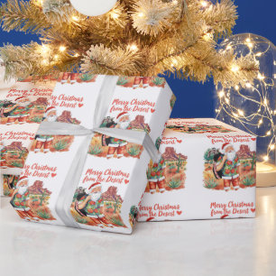 Arizona Golf Weihnachten Santa Golfer Golfen Geschenkpapier