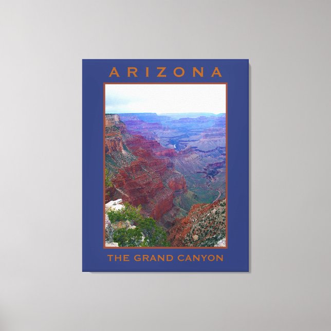 Arizona, Grand Canyon, South Rim Leinwand (Vorderseite)