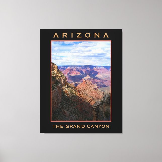 Arizona, Grand Canyon, South Rim Leinwand (Vorderseite)