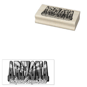 Arizona Grand Canyon Staat Gummistempel