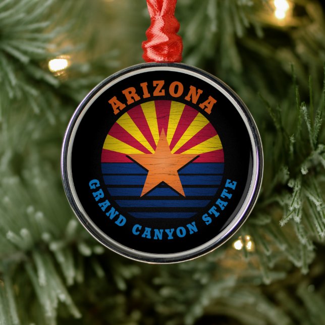 ARIZONA GRAND CANYON STAAT ORNAMENT AUS METALL (Baum)