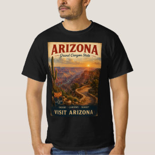 Arizona Grand Canyon State Vintage Reisetasche T-S T-Shirt
