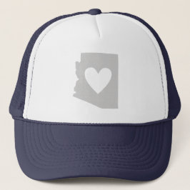 Arizona Gray Heart Arizona Liebe Grau Adore Truckerkappe