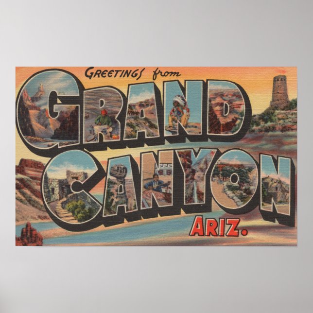 Arizona - Große BuchstabenszenenArizona Poster (Vorne)
