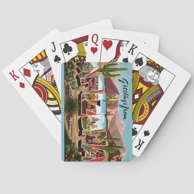 Arizona-Gruß Spielkarten (Rückseite)