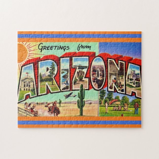Arizona Grußpostkarte (Horizontal)