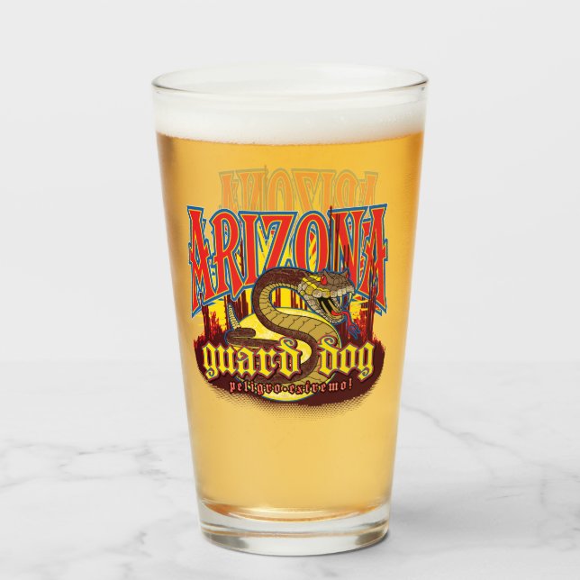 Arizona Guard Dog Snake Glas (Vorne (Gefüllt))