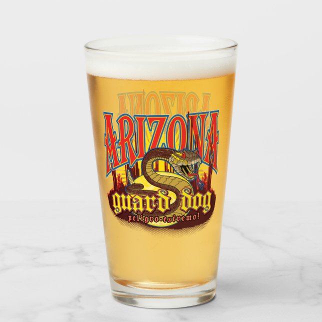 Arizona Guard Dog Snake Glas (Vorne (Gefüllt))